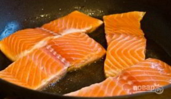 семга в глазури