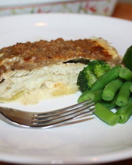 Рецепт тилапии под хлебной корочкой