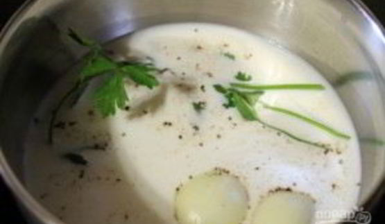 треска под соусом бешамель