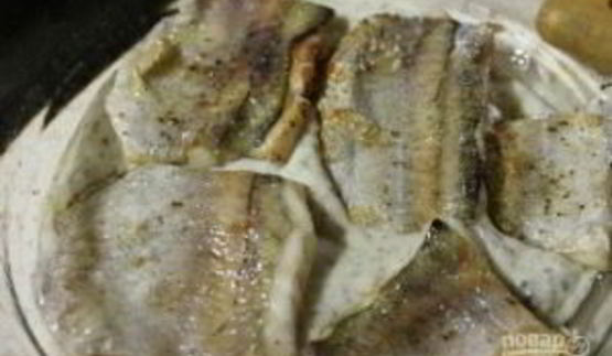 треска под соусом бешамель