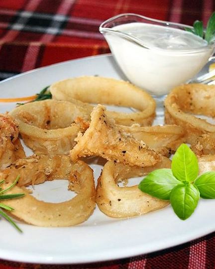 Рецепт замороженных кальмаров в кляре