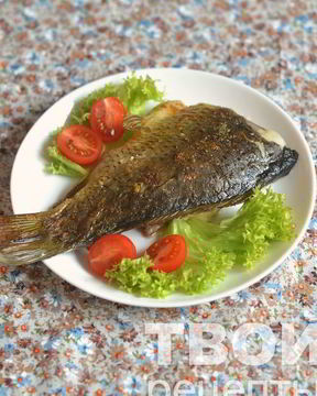 Запеченный карп