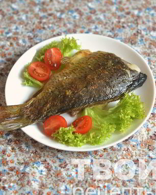 Запеченный карп