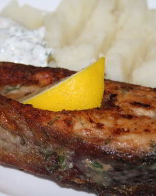 Жареная форель с имбирно-апельсиновой ноткой