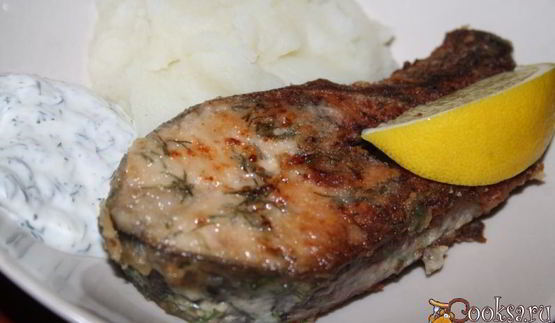 жареная форель с имбирно-апельсиновой ноткой