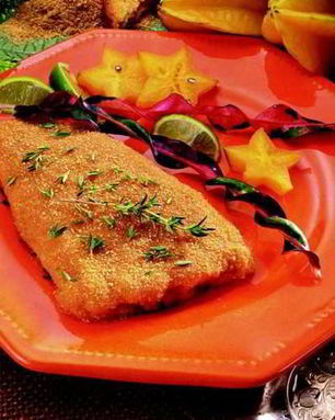 Жареная рыба с тимьяном и лаймом