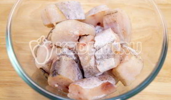 жареный минтай