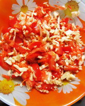 Салат-гарнир к жаренному мясу