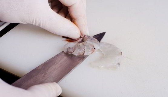 шафрановая лапша с креветками