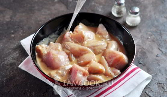 куриный шашлык в банке в духовке