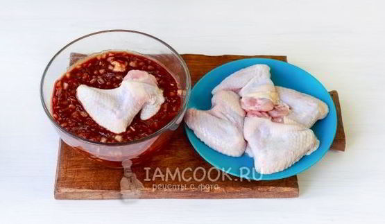 маринад для шашлыка из куриных крылышек