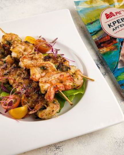 Рецепт шашлычков из креветок в апельсиновом маринаде