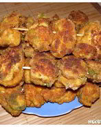 Шашлычки из курицы в панировке