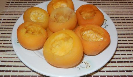 шашлычок с запечеными фаршированными репками