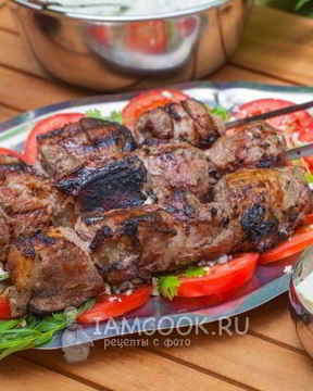 Шашлык из баранины на кефире