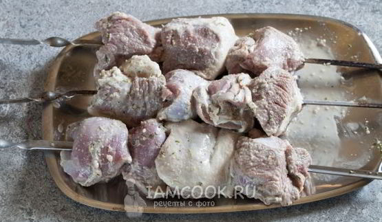 шашлык из баранины на кефире
