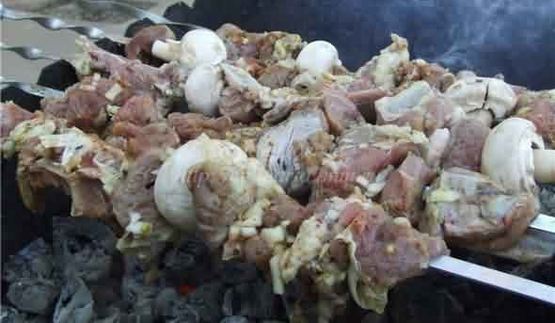 шашлык из козлятины