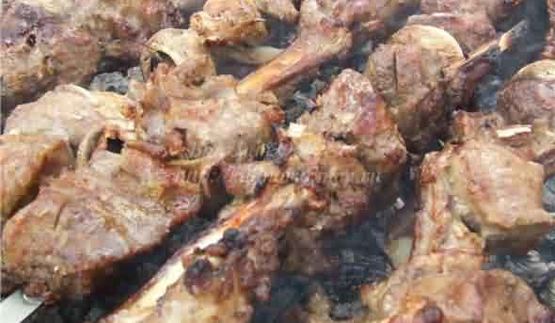 шашлык из козлятины