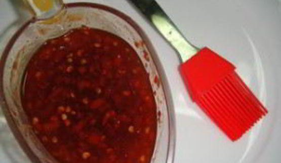 шашлык из креветок на шпажках