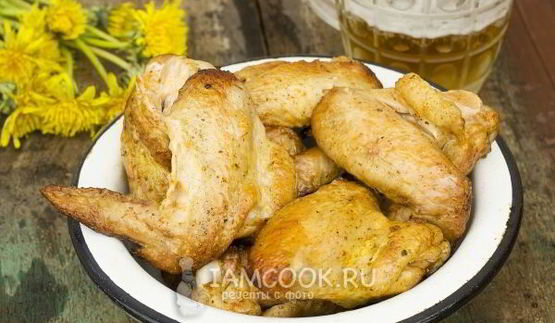 шашлык из куриных крылышек