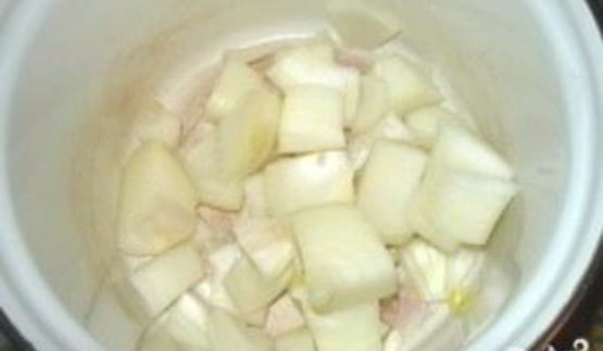 шашлык из курицы на сковороде