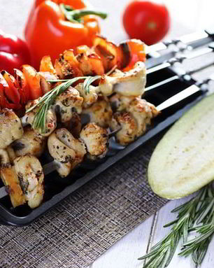 Шашлык из птицы в пряном маринаде