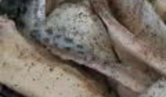 шашлык из рыбы с яблочным соусом