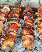 Шашлык из свинины классический с лимоном