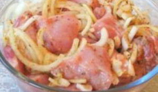 шашлык из свинины в уксусе