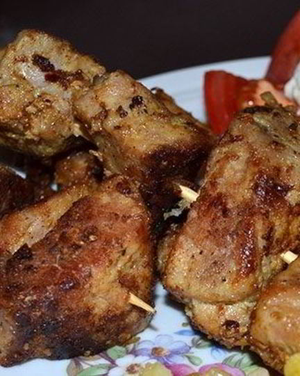 Рецепт шашлыка из телятины в мультиварке