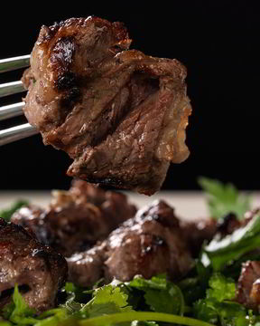 Шашлык из вырезки говядины