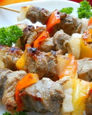 Шашлык на сковороде-гриль