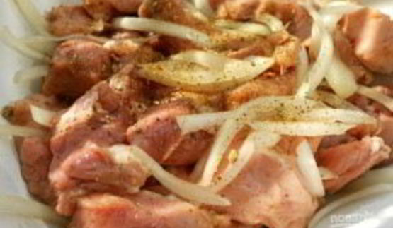 шашлык на сковороде-гриль