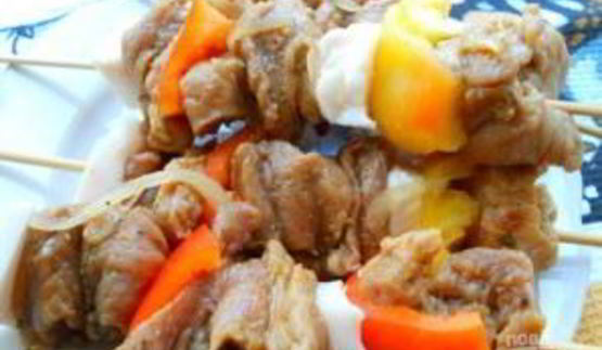 шашлык на сковороде-гриль