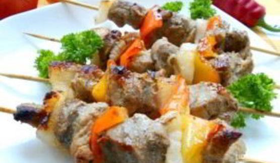 шашлык на сковороде-гриль