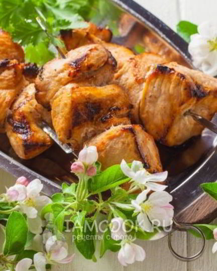 Рецепт шашлыка в духовке с дымком