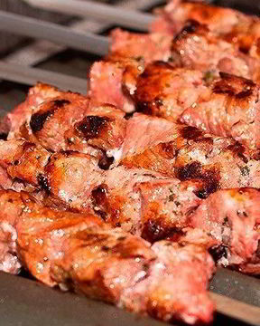 Шашлык в гранатовом соусе