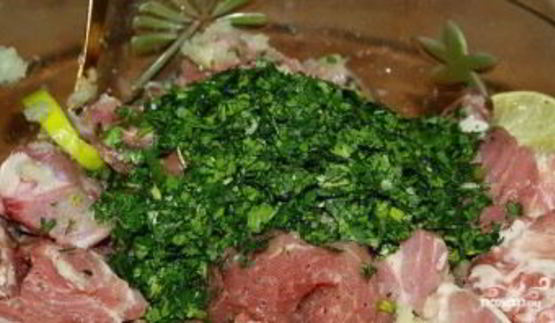 шашлык в гранатовом соусе