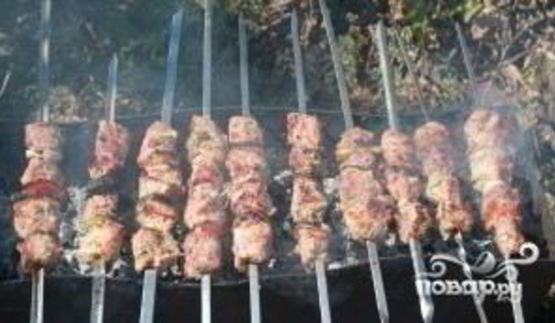 шашлык в майонезе