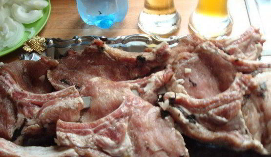 сочный шашлык из свинины