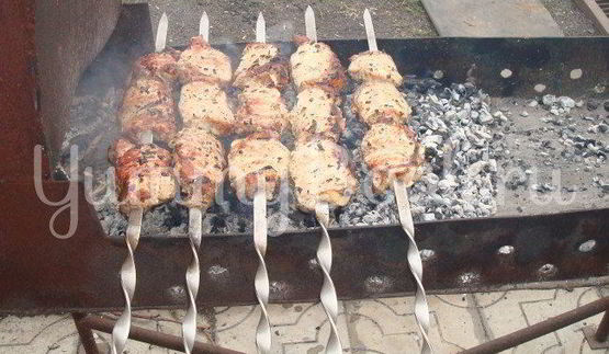 сочный шашлык из свинины