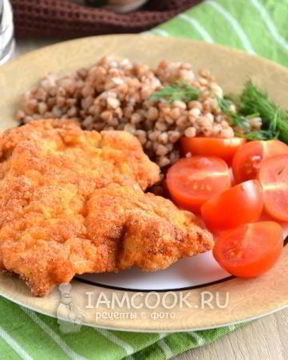 Шницель из индейки