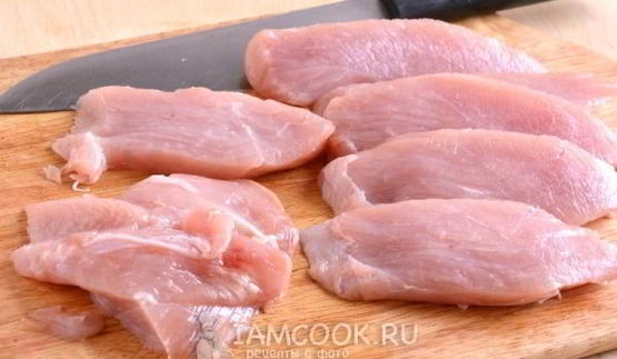 шницель из индейки
