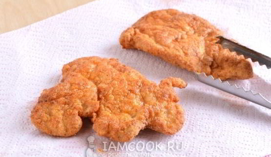 шницель из индейки