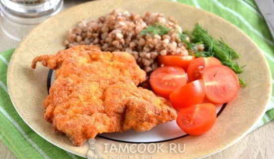 шницель из индейки