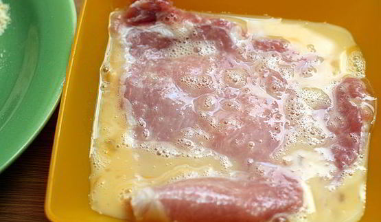 шницель из свинины