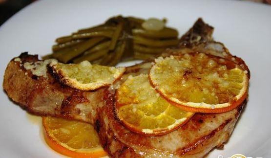 апельсиновый стейк на косточке