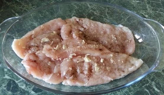 куриный стейк в духовке с овощами