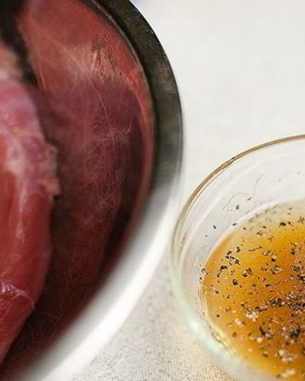 Рецепт маринада для стейка из свинины