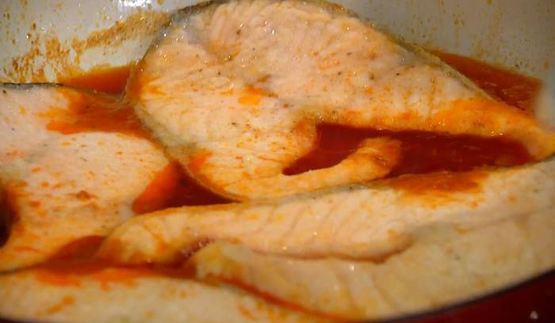 пряные стейки из семги